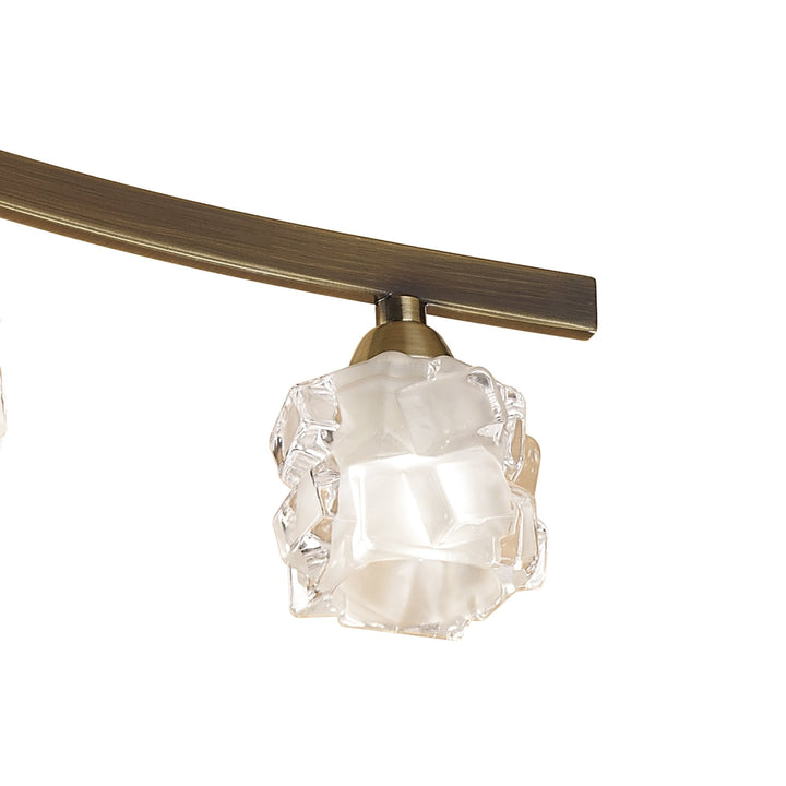 Mantra M1861 Ice Pendant 6 Light Antique Brass