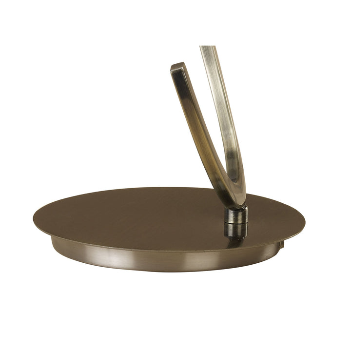 Mantra M1866 Ice Table Lamp 1 Light Antique Brass