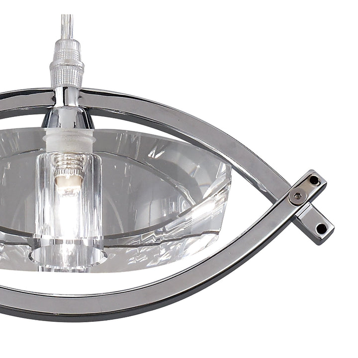 Mantra M0899 Kromo Pendant 1 Light Polished Chrome