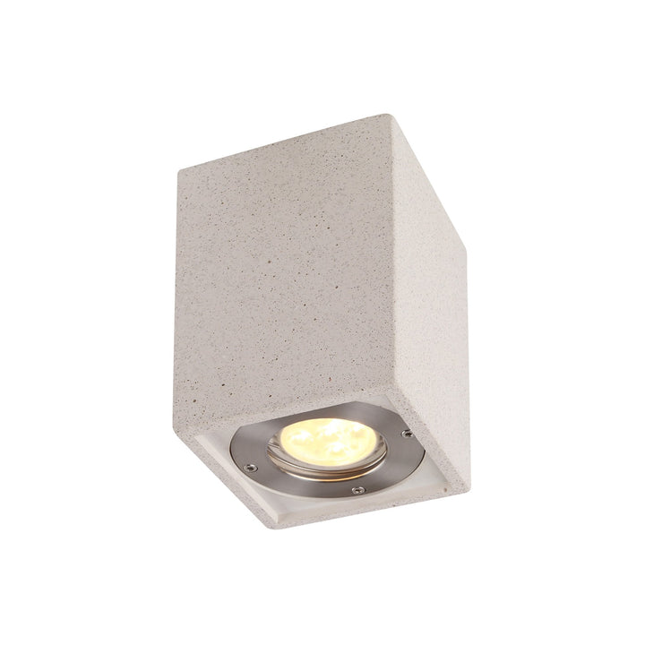 Mantra M7186 Levi Outdoor Rectangular Spotlight 1 Light White Concrete