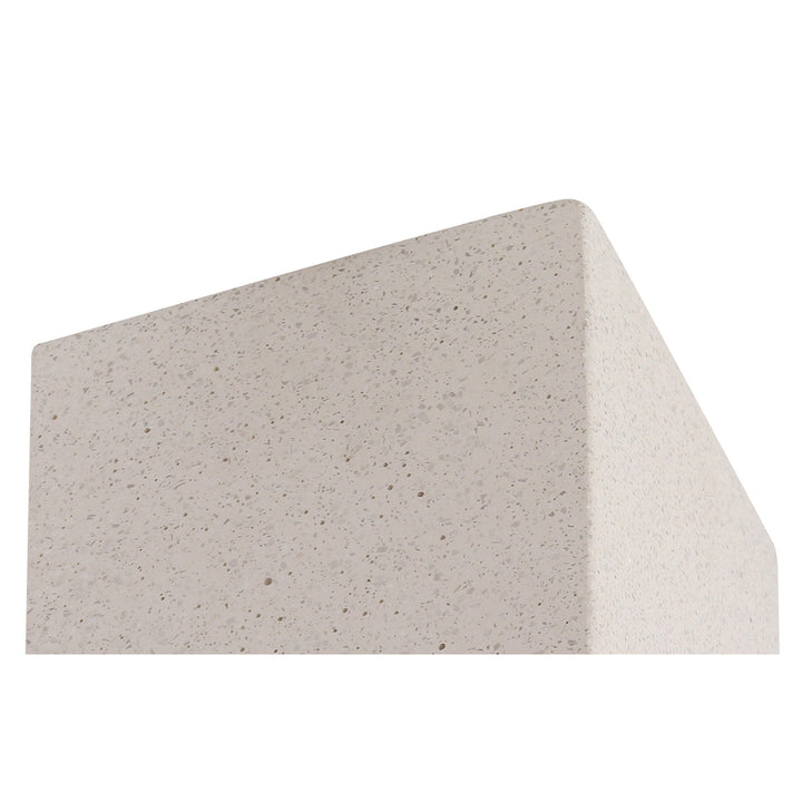Mantra M7186 Levi Outdoor Rectangular Spotlight 1 Light White Concrete