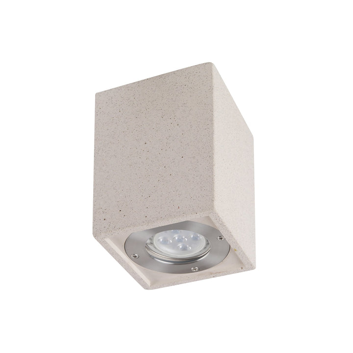 Mantra M7186 Levi Outdoor Rectangular Spotlight 1 Light White Concrete