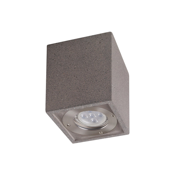 Mantra M7187 Levi Outdoor Rectangular Spotlight 1 Light Grey Concrete