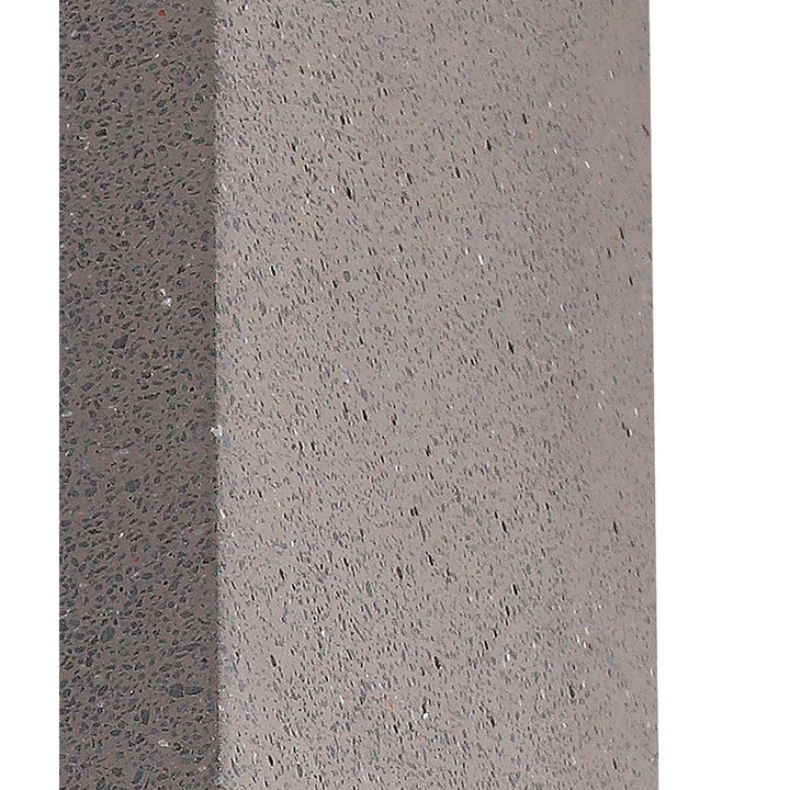 Mantra M7183 Levi Outdoor Rectangular Wall Lamp 2 Light Grey Concrete