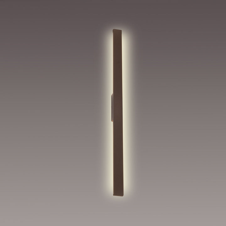 Mantra M7993 Lotus Outdoor 1.2m Wall Lamp 18W LED Rust Brown