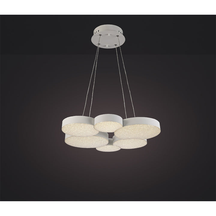 Mantra M5761 Lunas Pendant 61cm Diameter 54W LED RF Remote Control White