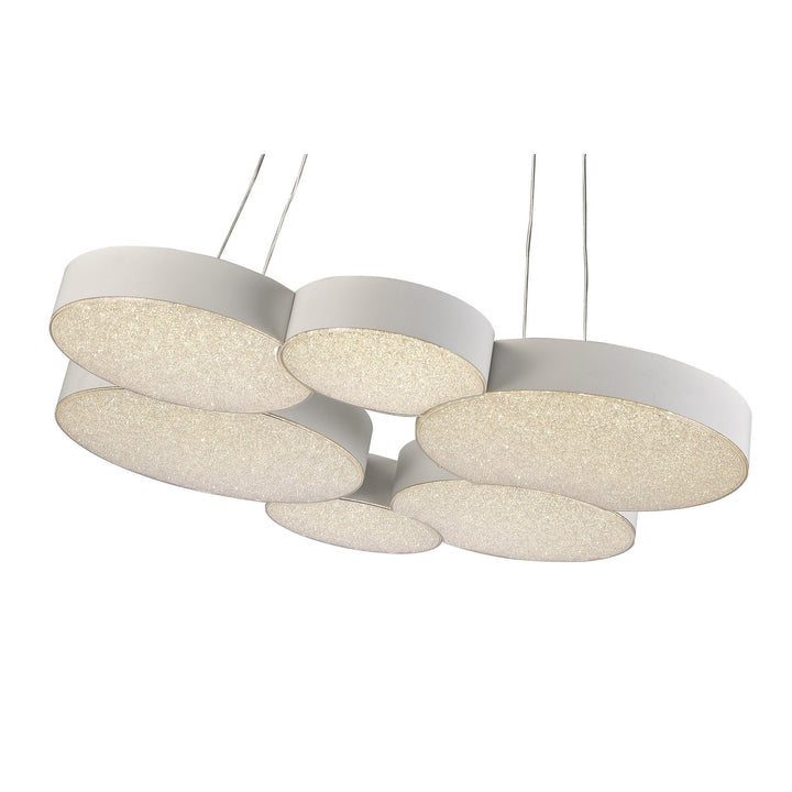 Mantra M5761 Lunas Pendant 61cm Diameter 54W LED RF Remote Control White