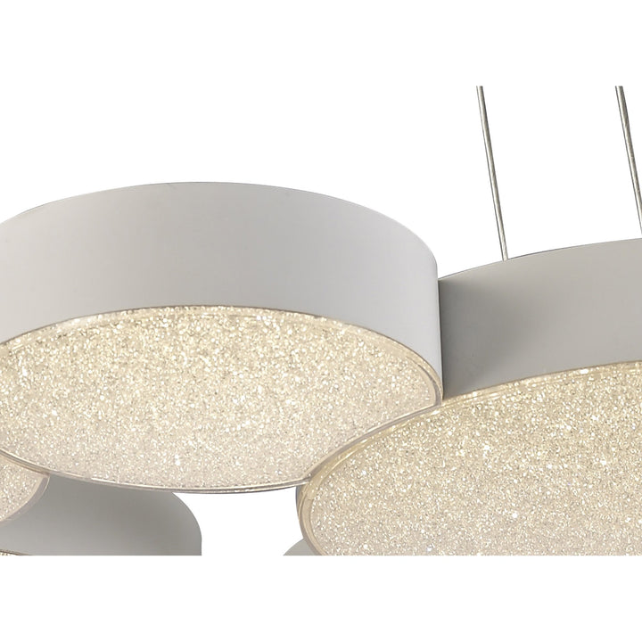Mantra M5761 Lunas Pendant 61cm Diameter 54W LED RF Remote Control White