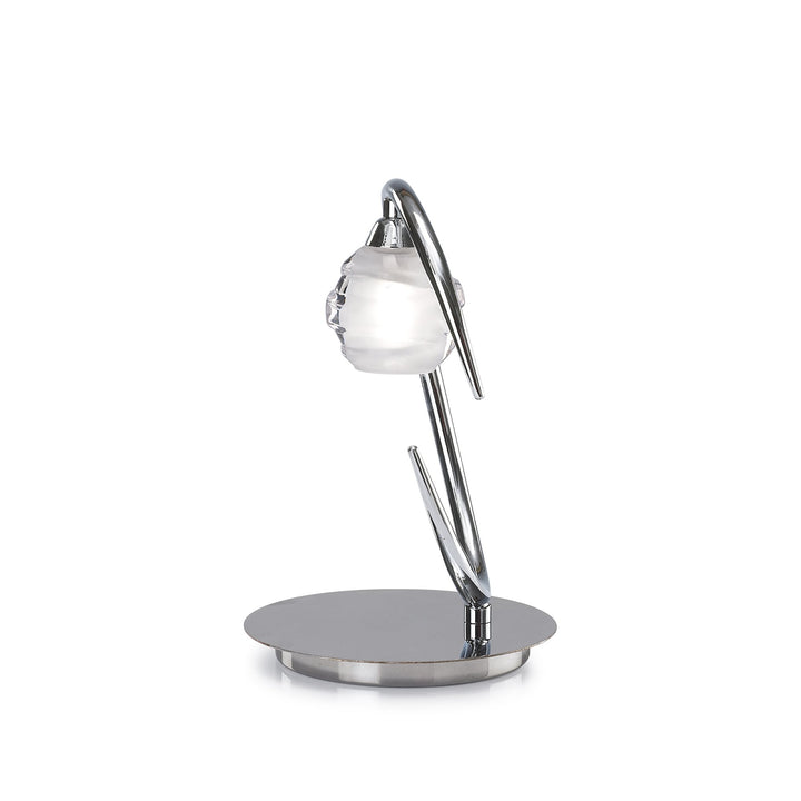 Mantra M1807 Loop Table Lamp 1 Light Polished Chrome