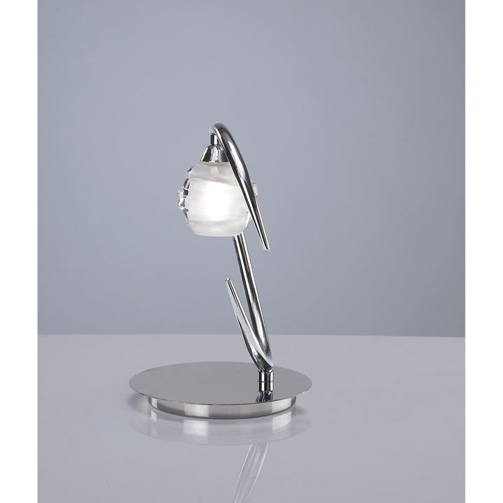 Mantra M1807 Loop Table Lamp 1 Light Polished Chrome