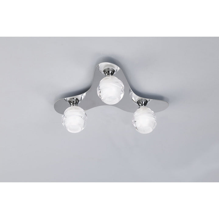 Mantra M1808 Loop Ceiling 3 Light Polished Chrome