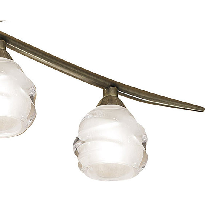 Mantra M1820 Loop Pendant 8 Light Antique Brass