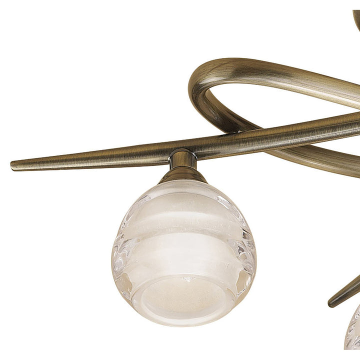 Mantra M1823 Loop Ceiling 4 Light Antique Brass