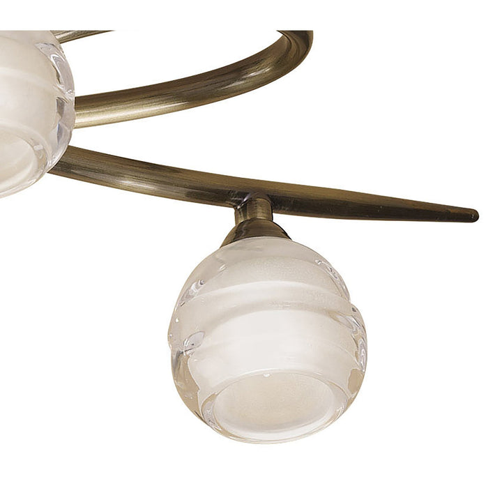Mantra M1823 Loop Ceiling 4 Light Antique Brass