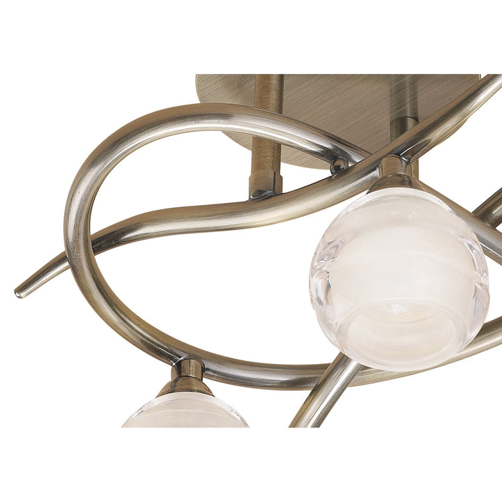 Mantra M1824 Loop Ceiling 3 Light Antique Brass