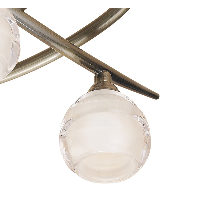 Mantra M1824 Loop Ceiling 3 Light Antique Brass