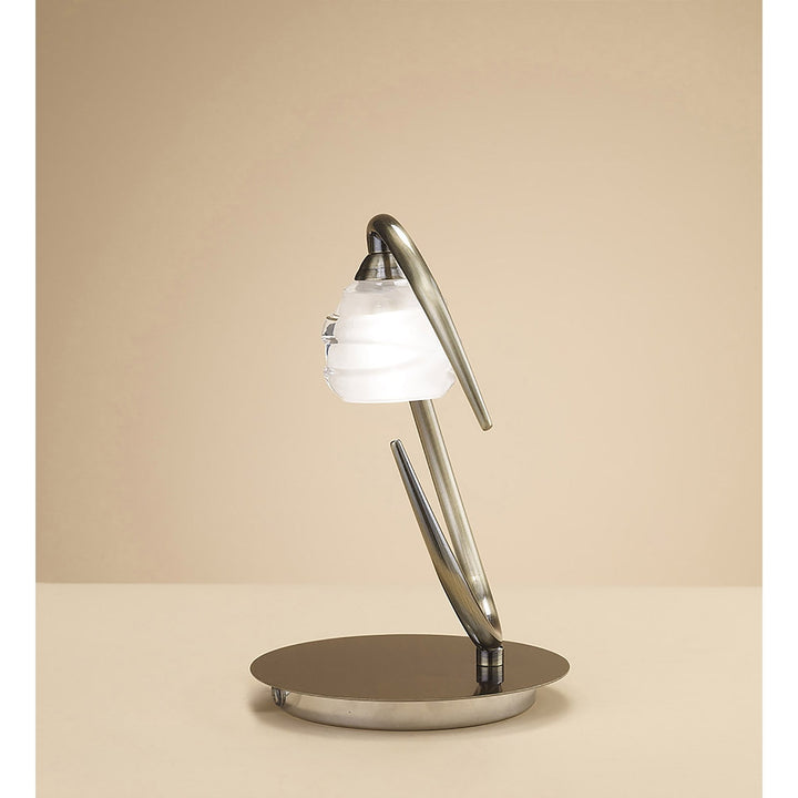 Mantra M1827 Loop Table Lamp 1 Light Antique Brass