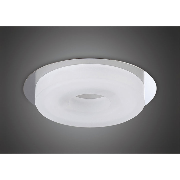Mantra M8230/1 Marcel Recessed Down Light 6W LED Round Polished Chrome/Frosted Acrylic