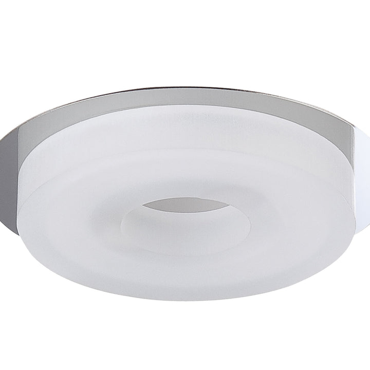 Mantra M8230/1 Marcel Recessed Down Light 6W LED Round Polished Chrome/Frosted Acrylic