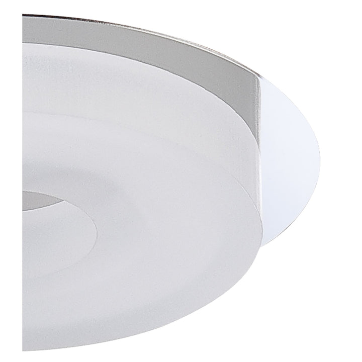 Mantra M8230/1 Marcel Recessed Down Light 6W LED Round Polished Chrome/Frosted Acrylic