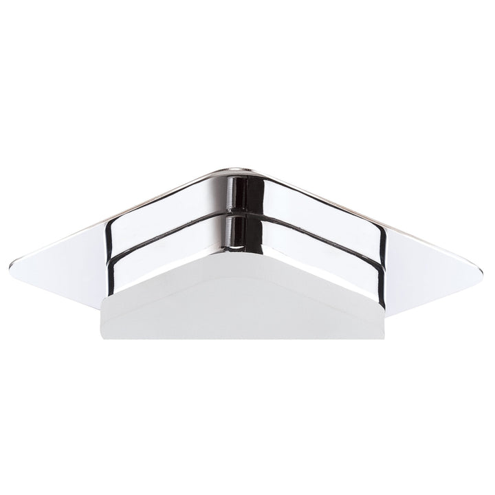 Mantra M8232/1 Marcel Recessed Down Light 5W LED Square Polished Chrome/Frosted Acrylic