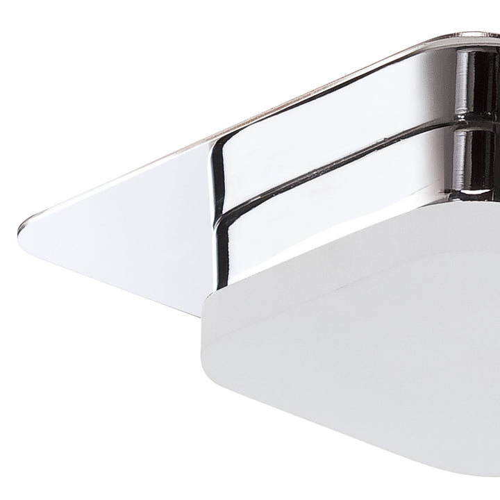 Mantra M8232/1 Marcel Recessed Down Light 5W LED Square Polished Chrome/Frosted Acrylic