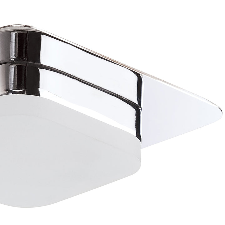 Mantra M8232/1 Marcel Recessed Down Light 5W LED Square Polished Chrome/Frosted Acrylic