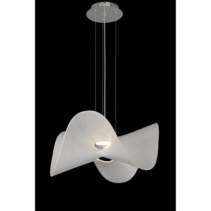 Mantra M5876 Manta Pendant 65cm Round LED Polished Chrome