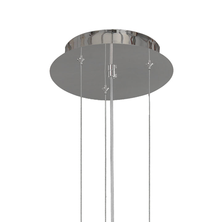 Mantra M5876 Manta Pendant 65cm Round LED Polished Chrome