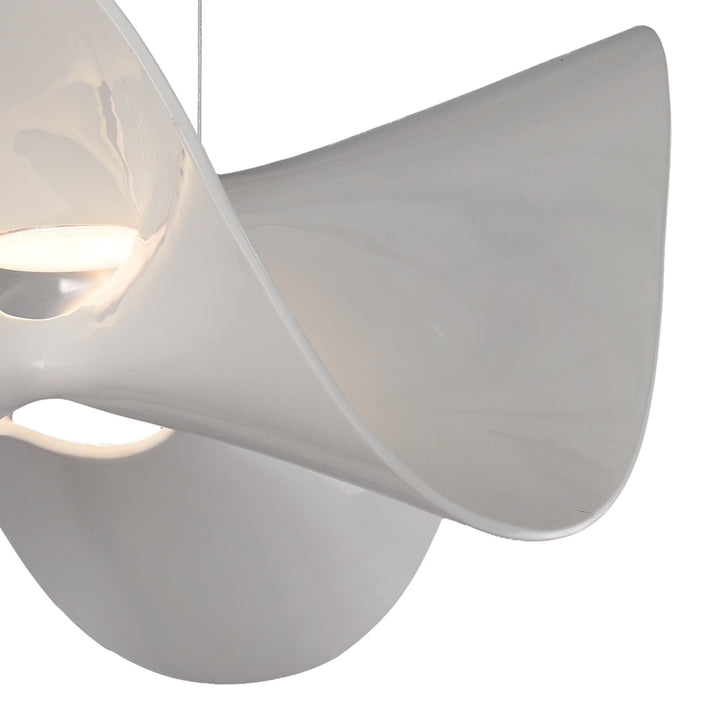 Mantra M5876 Manta Pendant 65cm Round LED Polished Chrome