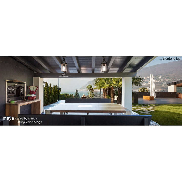 Mantra M6550 Maya Pedestal Lamp IP54 Anthracite