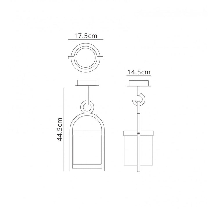 Mantra M6553 Maya Ceiling IP54 Anthracite