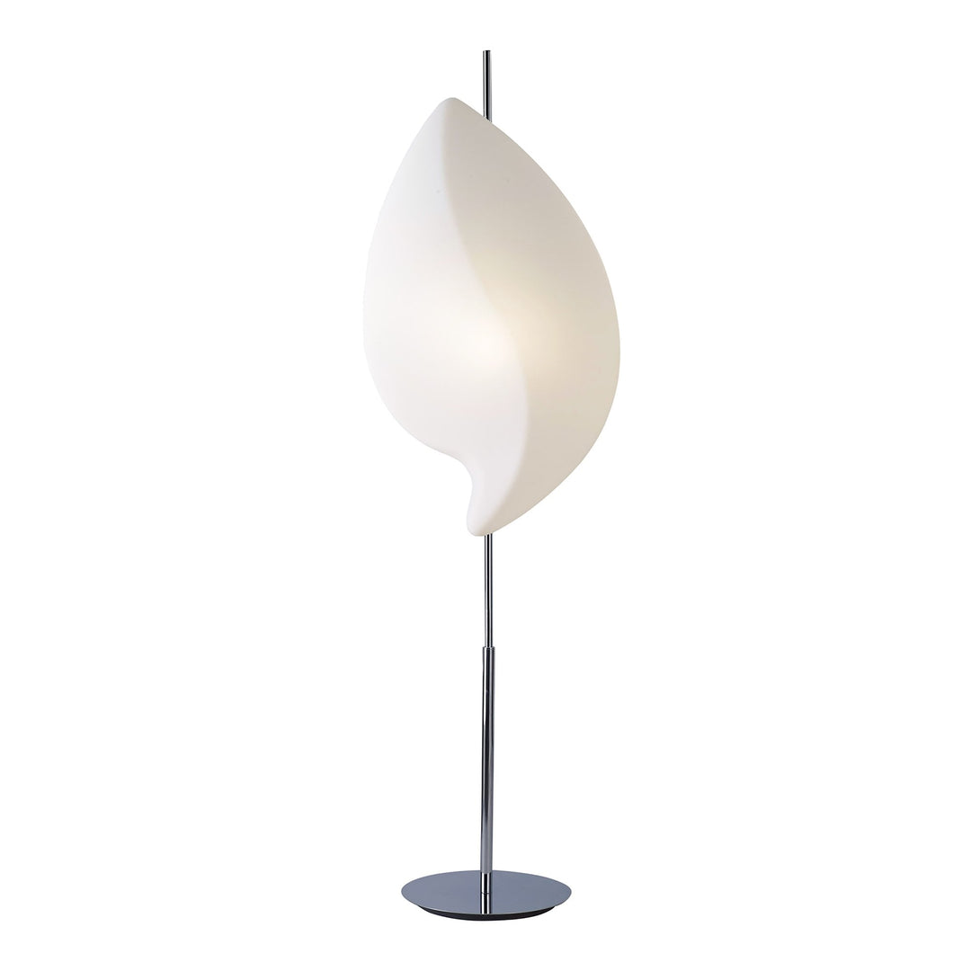 Mantra M3583 Natura Floor Lamp 2 Light E27 Indoor Polished Chrome/Opal White COLLECTION ONLY Item Weight: 15kg
