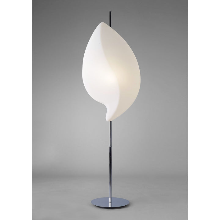 Mantra M3583 Natura Floor Lamp 2 Light E27 Indoor Polished Chrome/Opal White COLLECTION ONLY Item Weight: 15kg