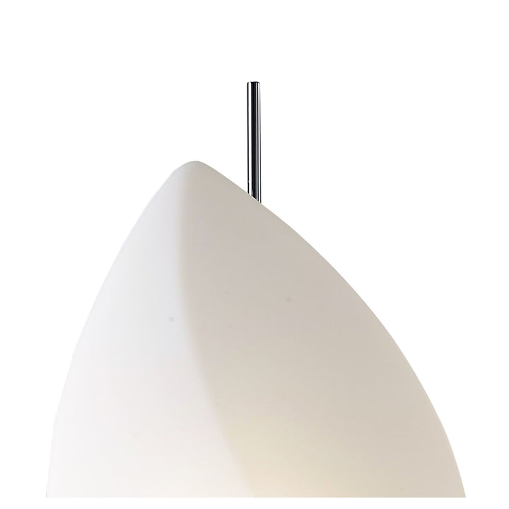 Mantra M3583 Natura Floor Lamp 2 Light E27 Indoor Polished Chrome/Opal White COLLECTION ONLY Item Weight: 15kg