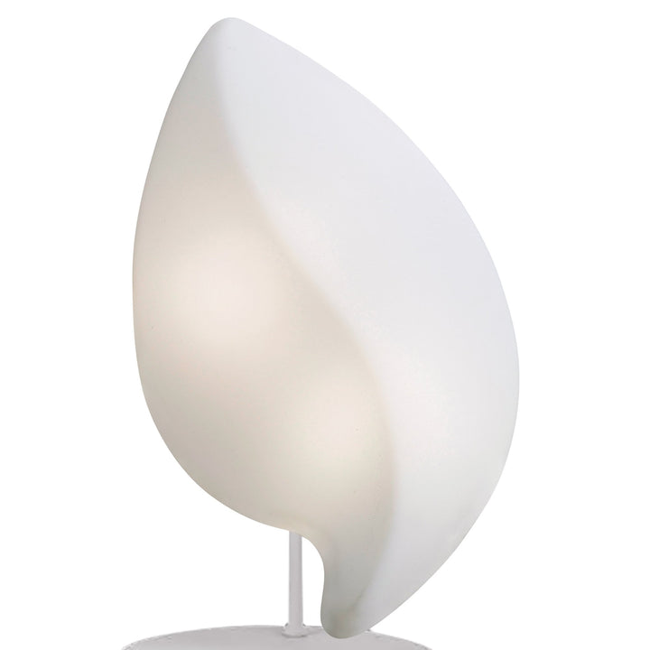Mantra M3782 Natura Table Lamp 2 Light E27 Small Outdoor Matt White/Opal White