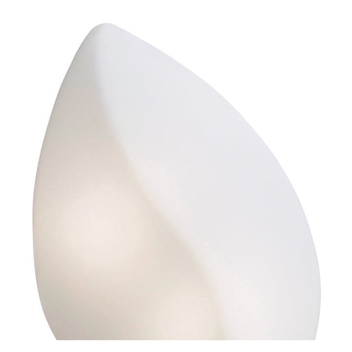 Mantra M3782 Natura Table Lamp 2 Light E27 Small Outdoor Matt White/Opal White