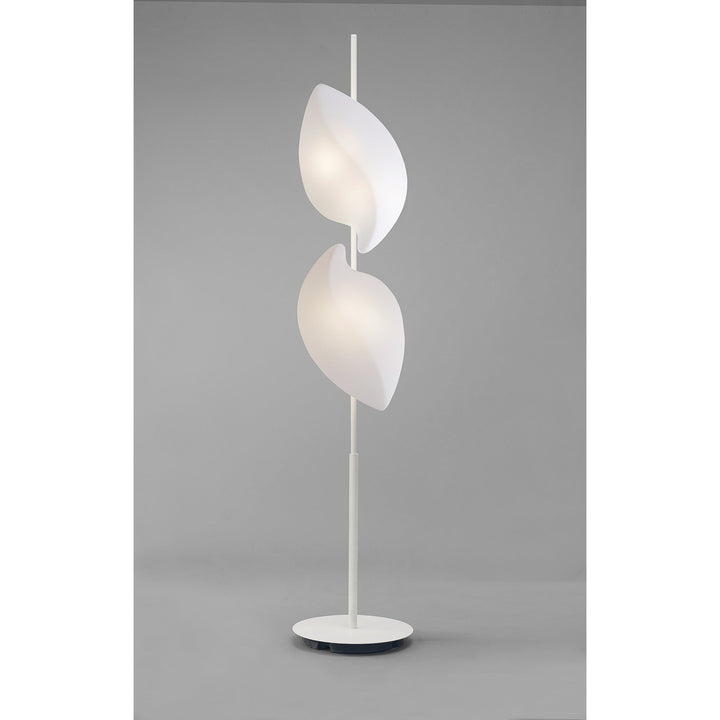 Mantra M3788 Natura Floor Lamp 4 Light E27 Outdoor Matt White/Opal White