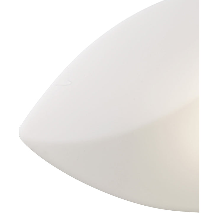 Mantra M3789 Natura Ceiling/Wall Outdoor Large 2 Light E27 Matt White/Opal White