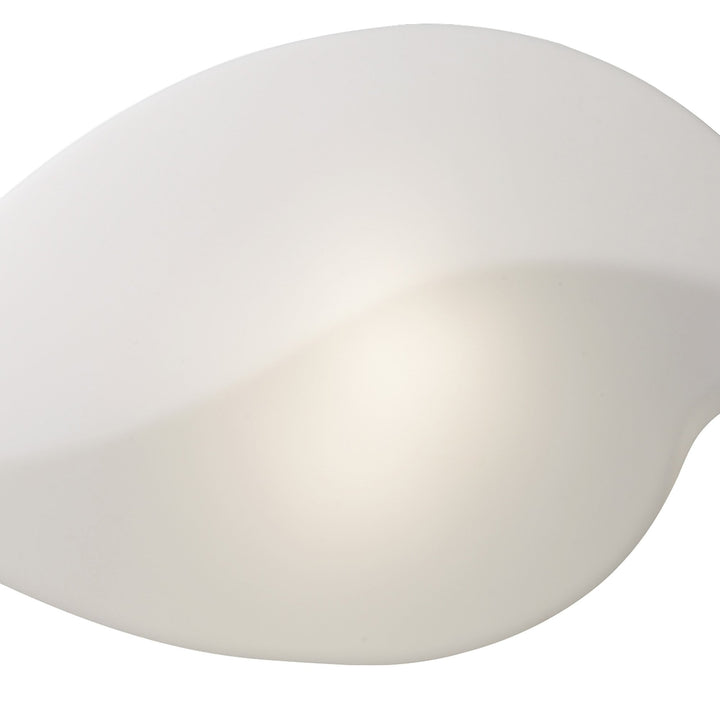 Mantra M3789 Natura Ceiling/Wall Outdoor Large 2 Light E27 Matt White/Opal White