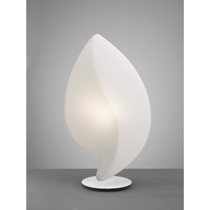 Mantra M3787 Natura Table Lamp 2 Light E27 Large Outdoor Matt White/Opal White