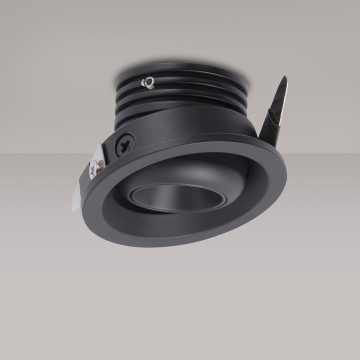 Mantra M7453 Neptuno Recessed Spotlight Mini Swivel 3W LED Black