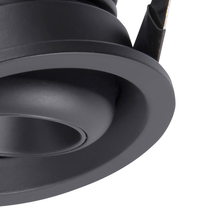 Mantra M7453 Neptuno Recessed Spotlight Mini Swivel 3W LED Black