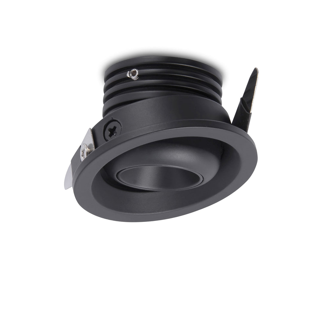 Mantra M7454 Neptuno Recessed Spotlight Mini Swivel 3W LED Black