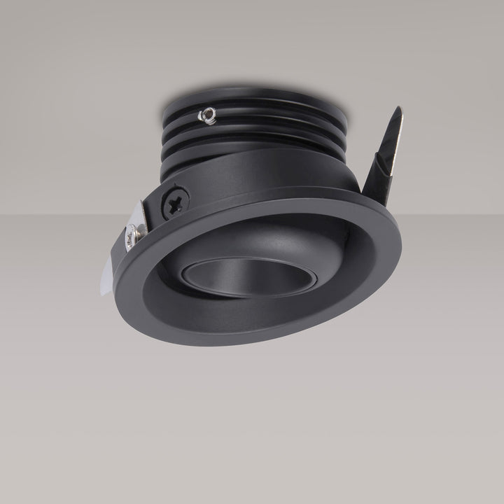 Mantra M7454 Neptuno Recessed Spotlight Mini Swivel 3W LED Black