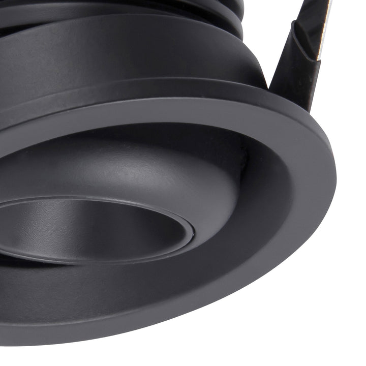 Mantra M7454 Neptuno Recessed Spotlight Mini Swivel 3W LED Black