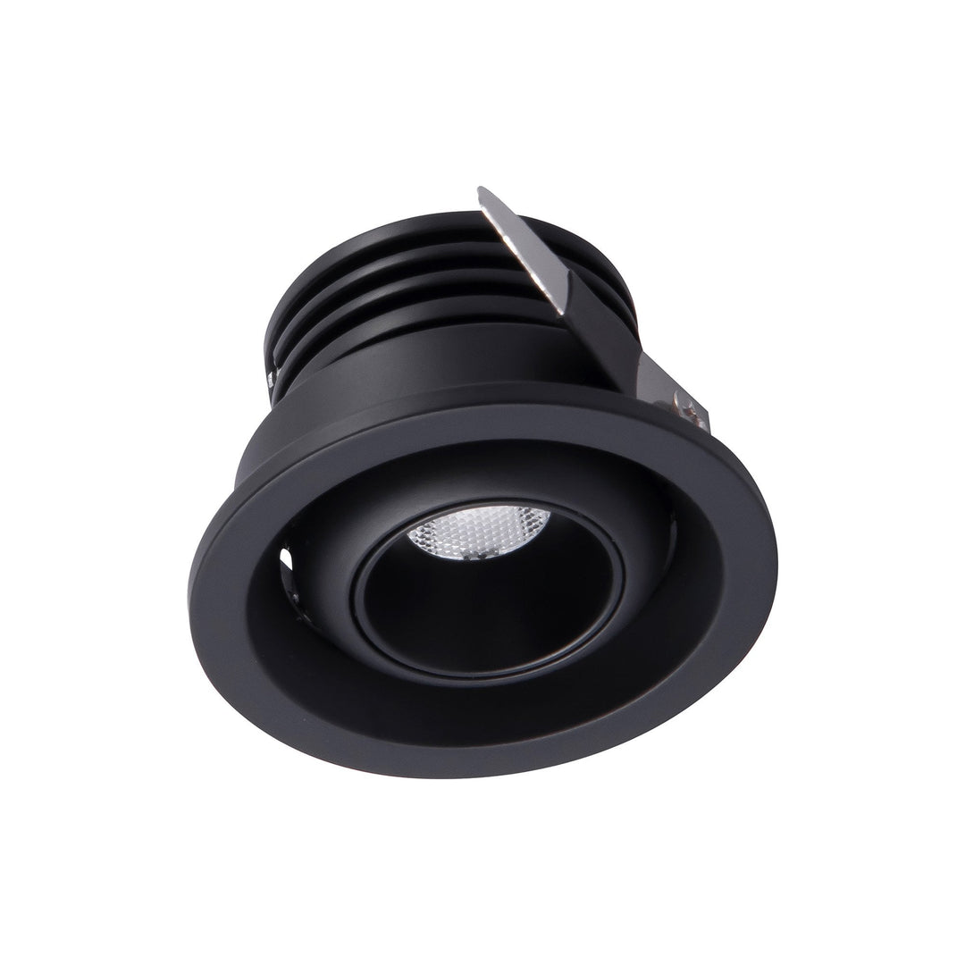 Mantra M7828 Neptuno Recessed Spotlight Mini Swivel 3W LED Black