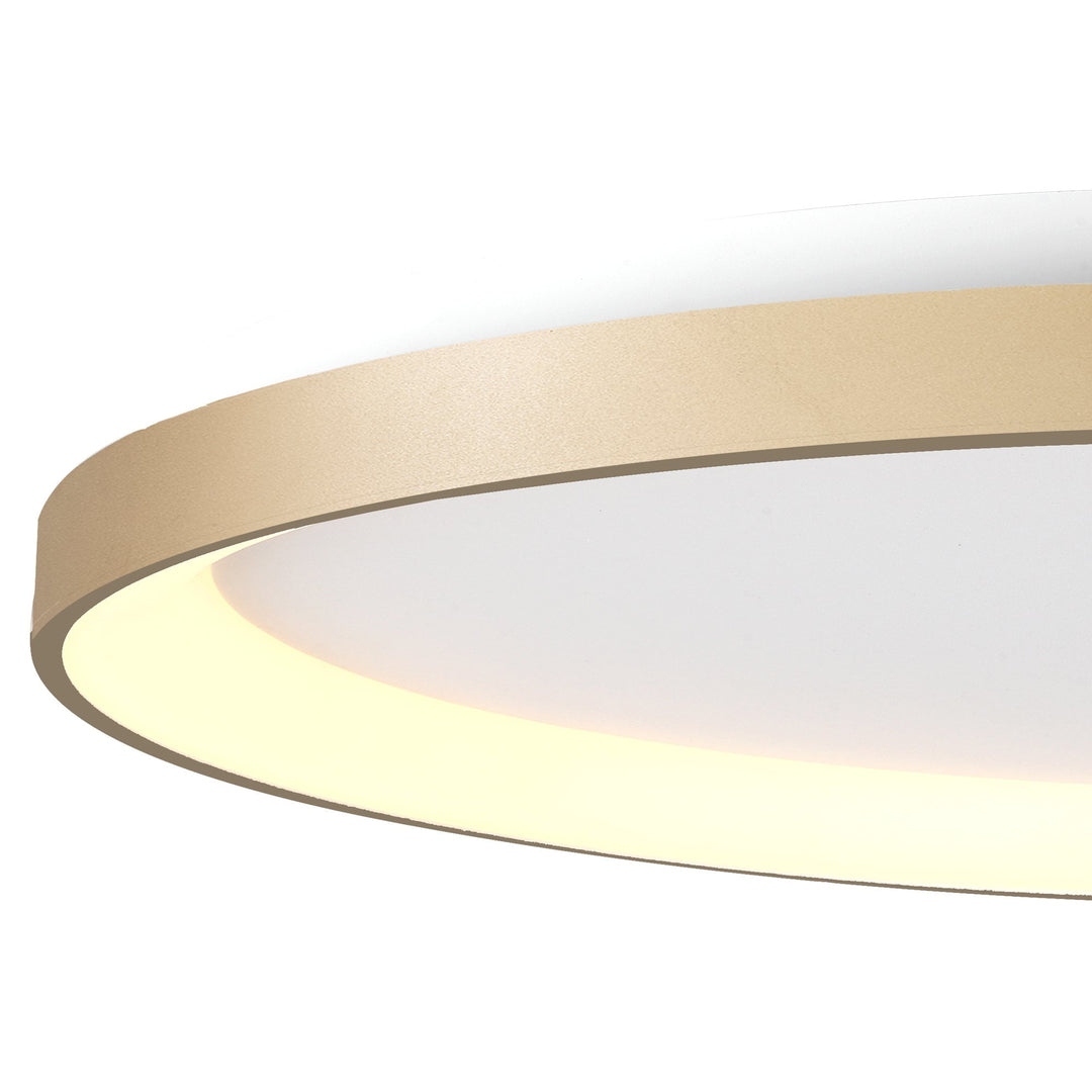 Mantra M8027 Niseko Ring Ceiling 78cm 58W LED Gold