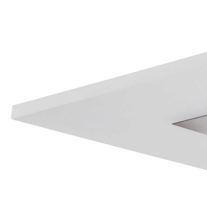 Mantra M8120/1 Notte Pendant 28W LED Square Polished Chrome/Frosted Acrylic