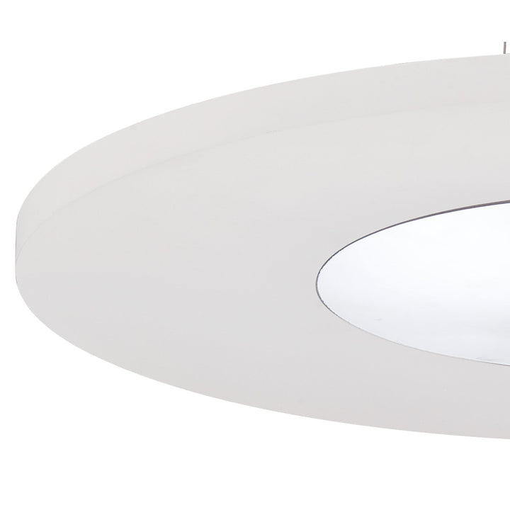 Mantra M8121/1 Notte Pendant 28W LED Round Polished Chrome/Frosted Acrylic